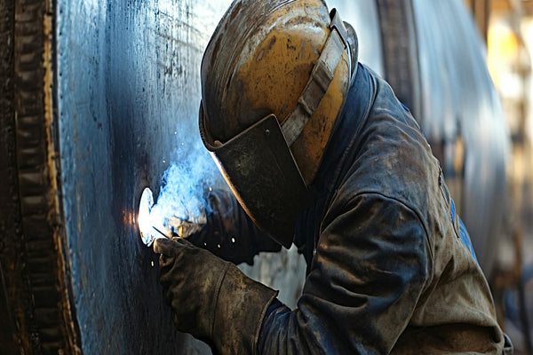 Fitting out a welding shop for a steel structures plant
