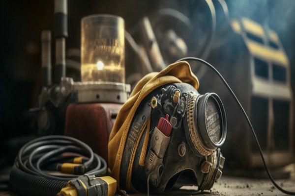 Equipping a construction site with portable ARC machines